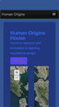 Mobile Screenshot of humanorigins.org