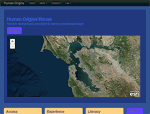 Tablet Screenshot of humanorigins.org